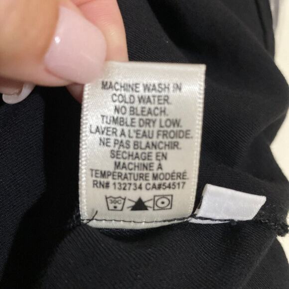 Anthropologie Cloth & Stone Justine Dress Black Rayon Tee Shirt Style Size Small - Picture 6 of 10